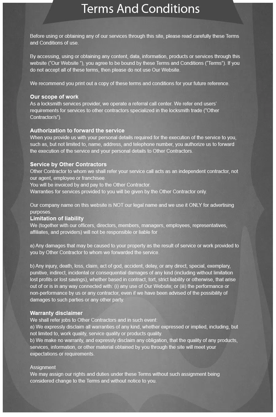 Avenel Locksmith Store, Milwaukee, WI 732-204-7108 - terms-and-condition-n-16